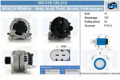 CV PSH 305518120215 -  Генератор